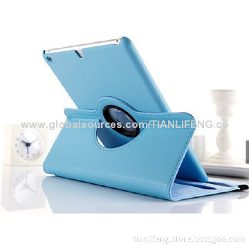 Fashionable Leather Case for iPad Air, for 360° Rotation
